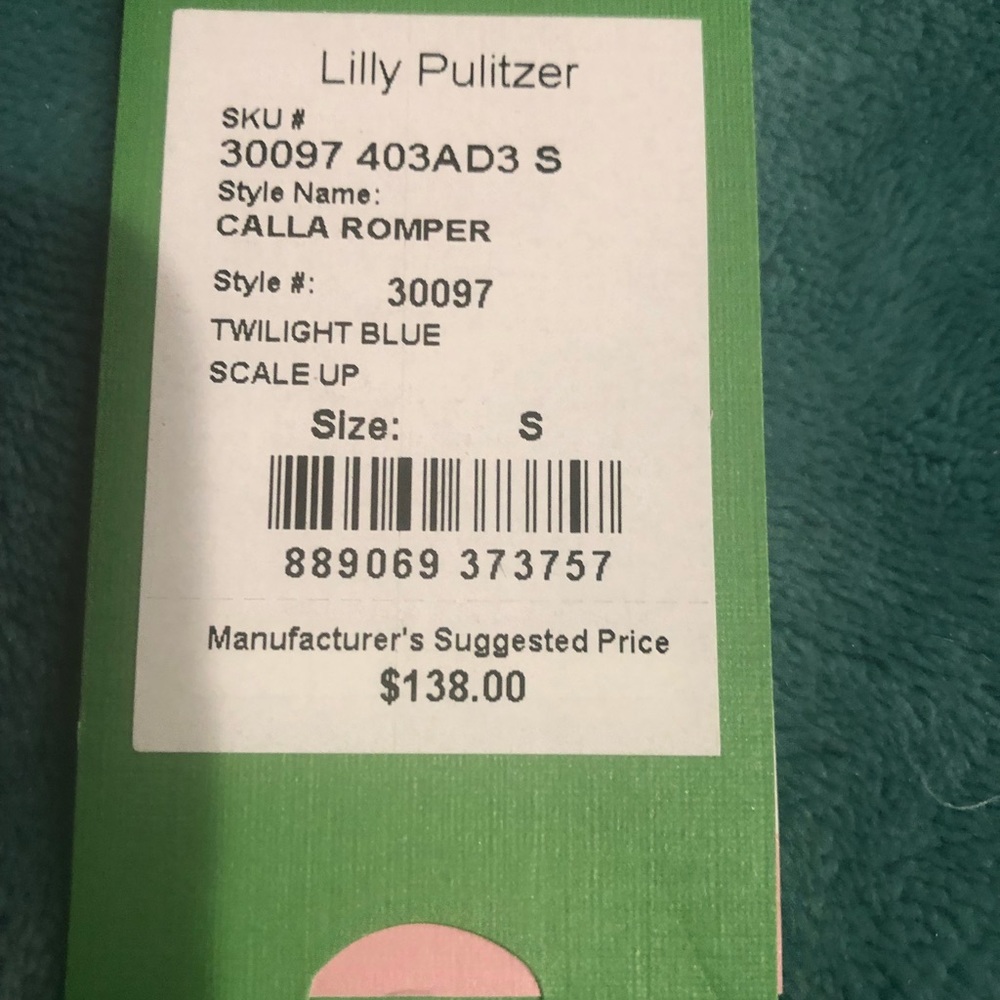 Lilly Pulitzer Calla Romper sz small - Picture 3 of 4